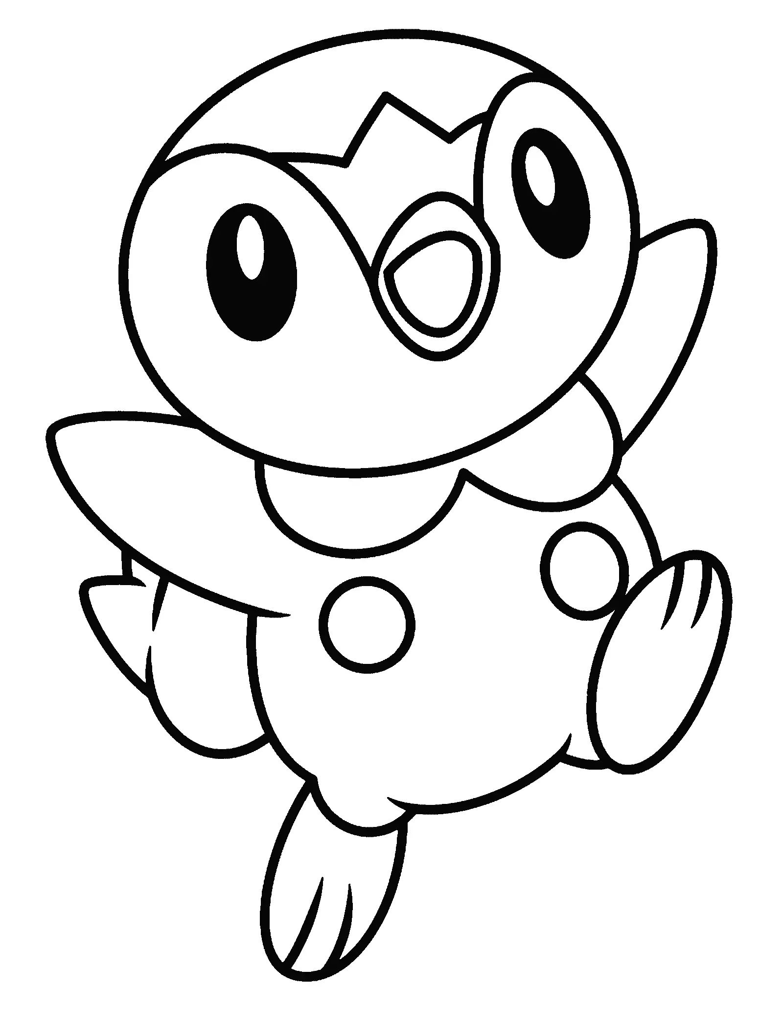 Çocuklar İçin Squirtle Boyama Sayfaları 