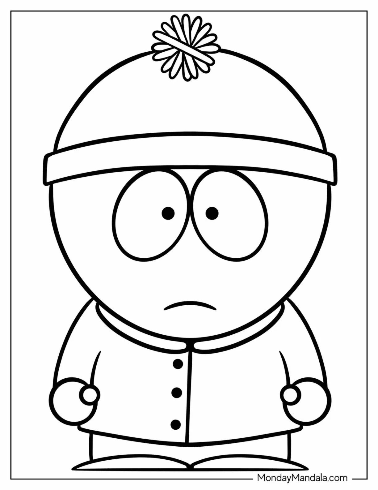 Çocuklar İçin Stan Marsh Boyama Sayfaları 
