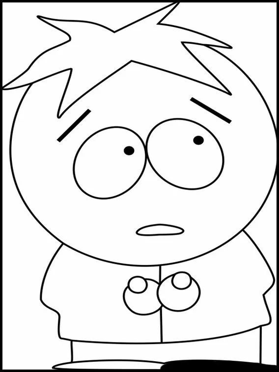 Çocuklar İçin Stan Marsh Boyama Sayfaları 