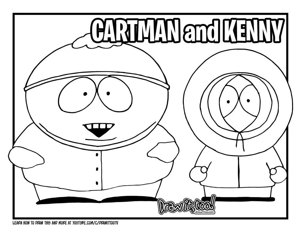 Çocuklar İçin Stan Marsh Boyama Sayfaları 