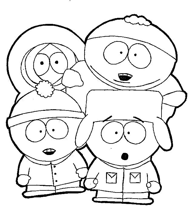 Çocuklar İçin Stan Marsh Boyama Sayfaları 