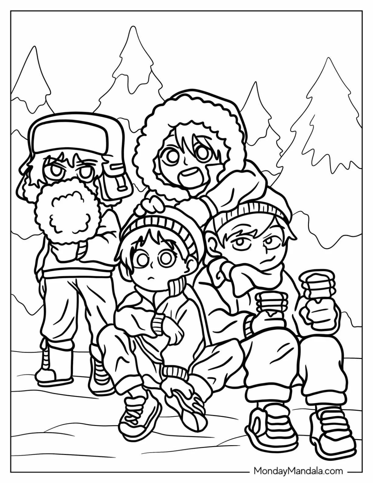 Çocuklar İçin Stan Marsh Boyama Sayfaları 