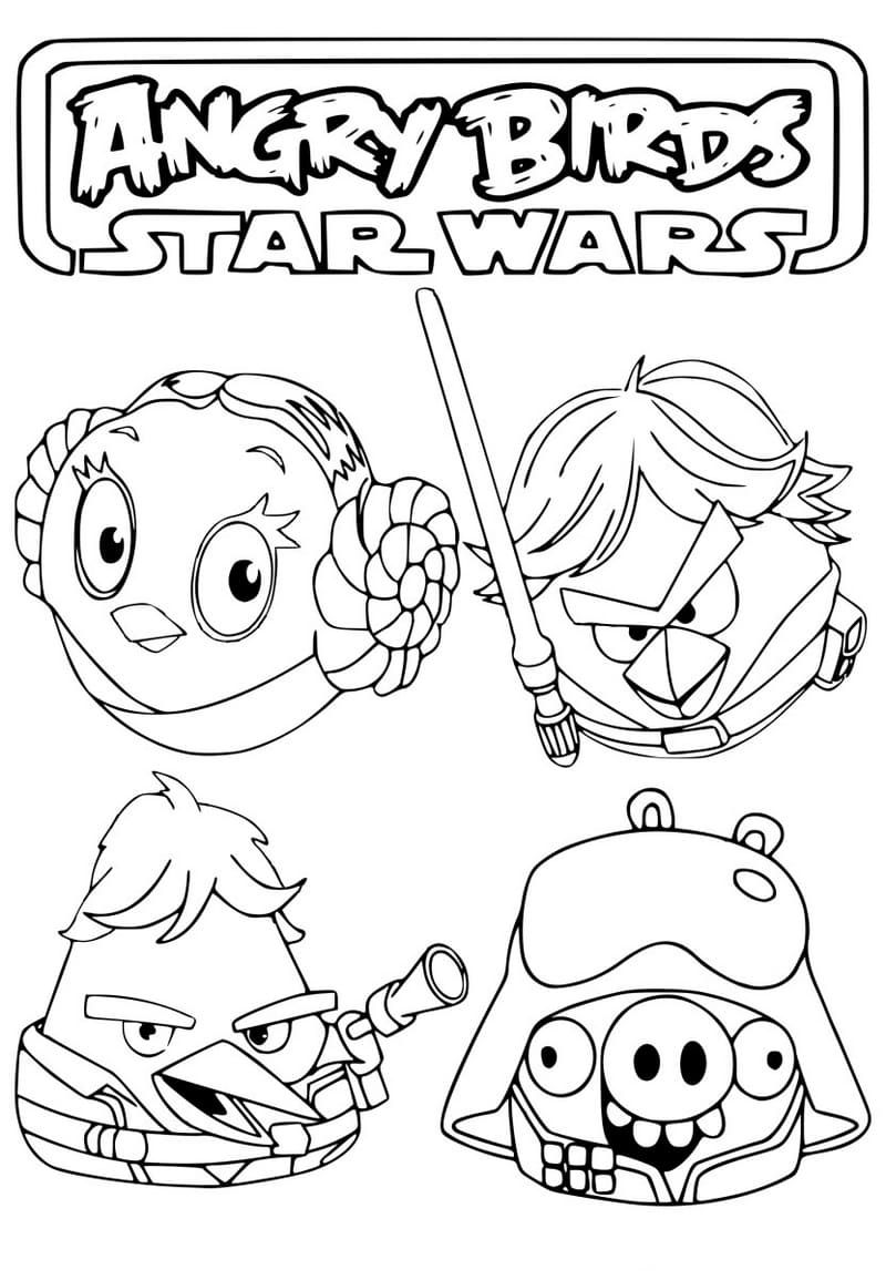 Çocuklar İçin Star Wars Boyama Sayfaları 