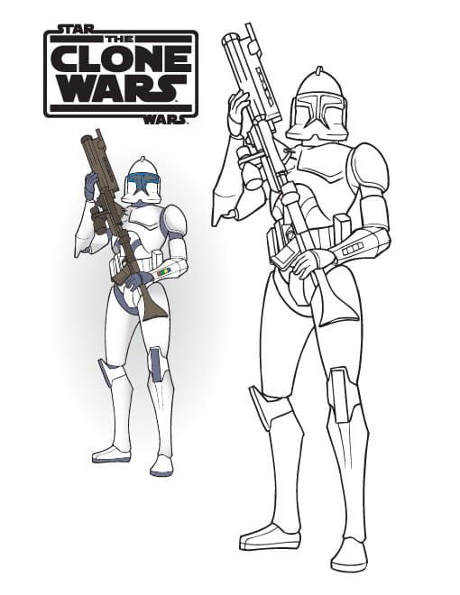 Çocuklar İçin Star Wars Boyama Sayfaları 