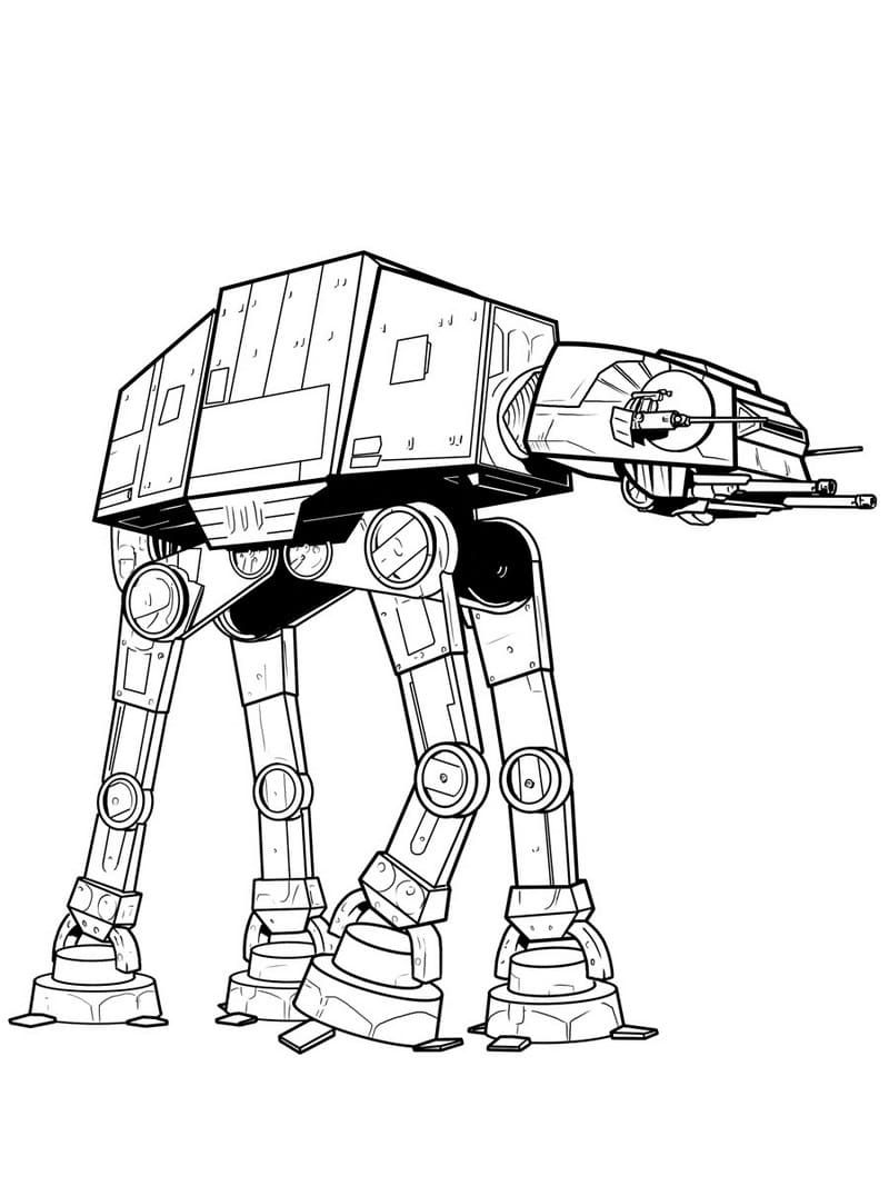 Çocuklar İçin Star Wars Boyama Sayfaları 