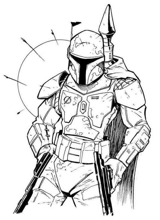 Çocuklar İçin Star Wars Boyama Sayfaları 