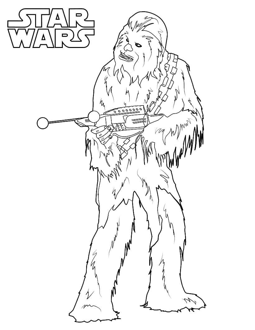 Çocuklar İçin Star Wars Boyama Sayfaları 