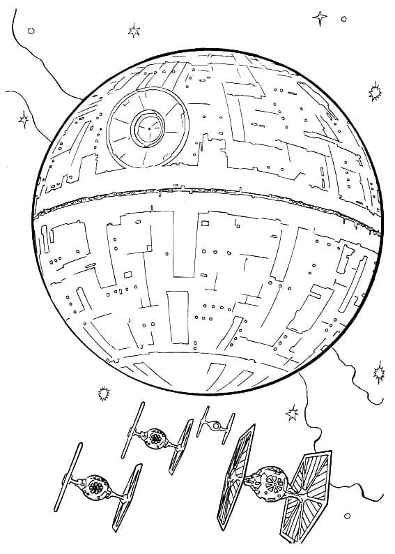 Çocuklar İçin Star Wars Boyama Sayfaları 