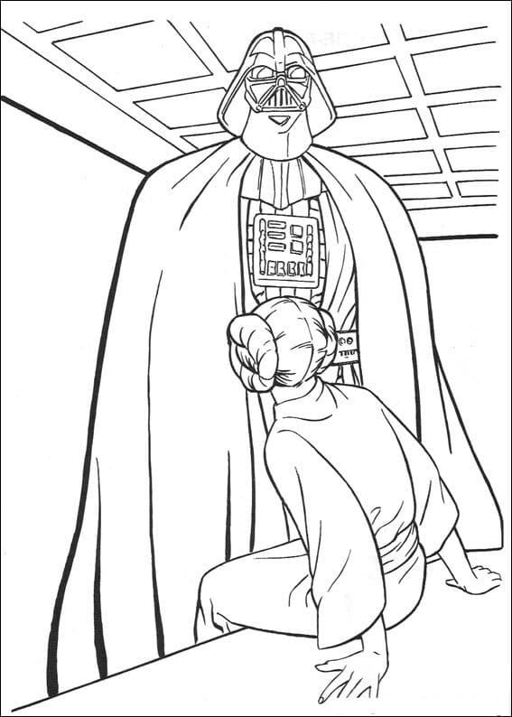 Çocuklar İçin Star Wars Boyama Sayfaları 