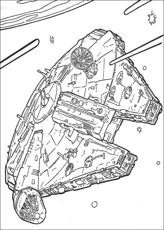 Çocuklar İçin Star Wars Boyama Sayfaları 
