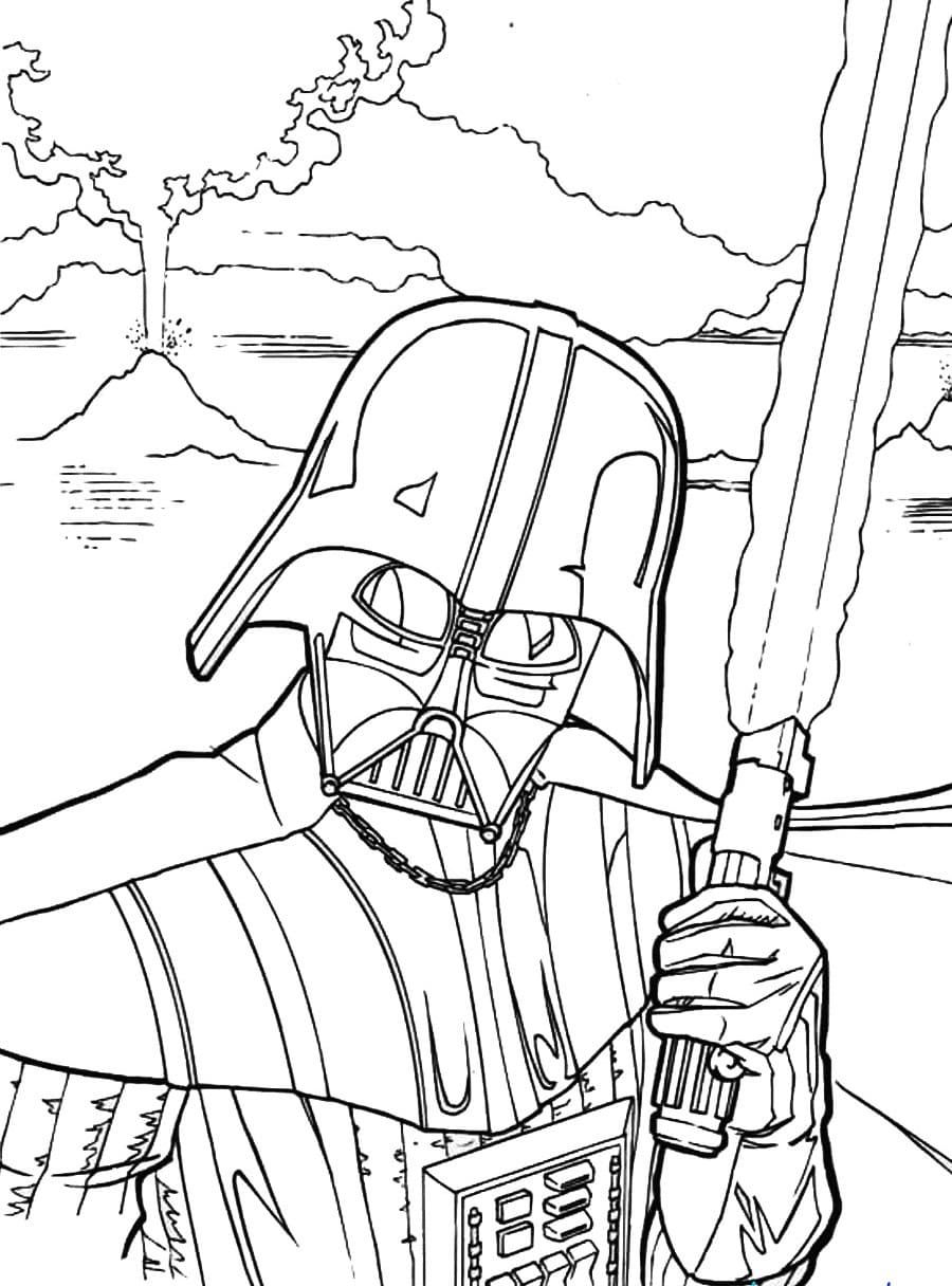 Çocuklar İçin Star Wars Boyama Sayfaları 