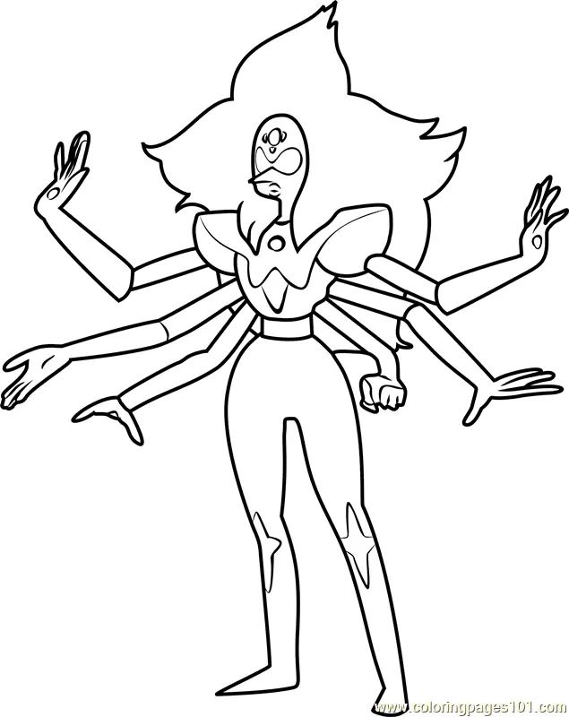 Çocuklar İçin Steven Universe Boyama Sayfaları 