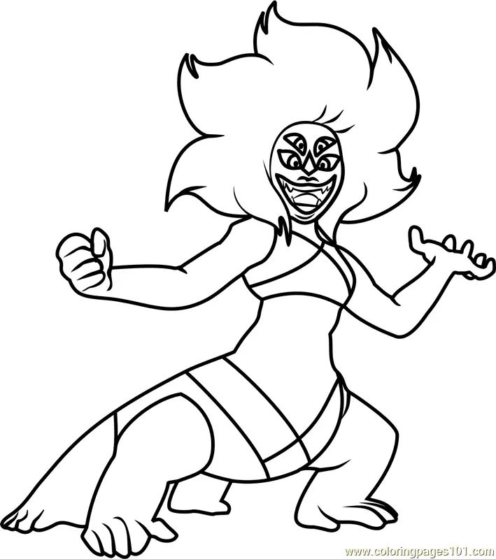 Çocuklar İçin Steven Universe Boyama Sayfaları 