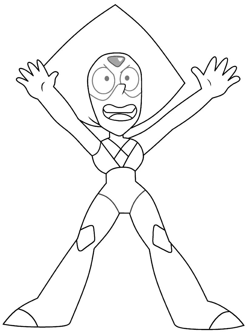 Çocuklar İçin Steven Universe Boyama Sayfaları 