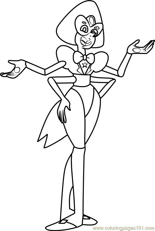 Çocuklar İçin Steven Universe Boyama Sayfaları 