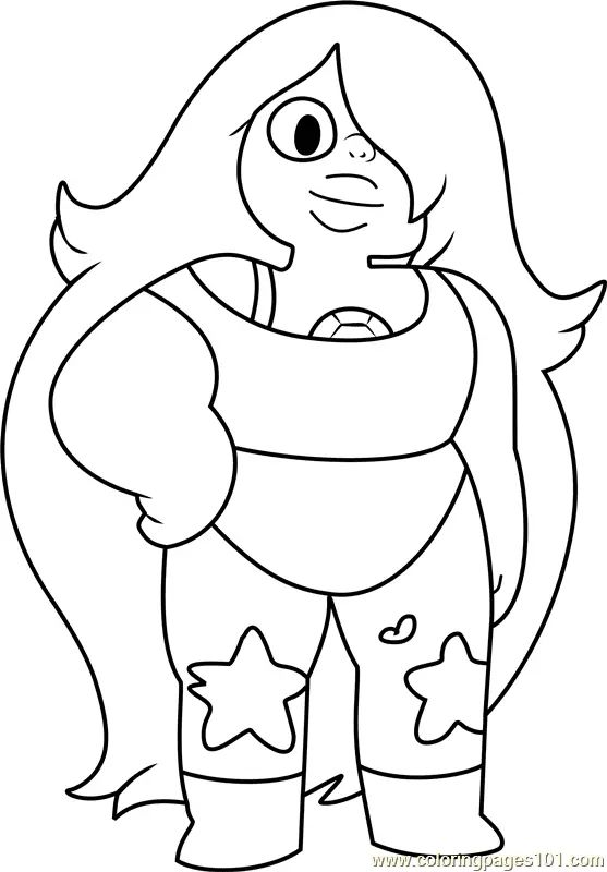 Çocuklar İçin Steven Universe Boyama Sayfaları 