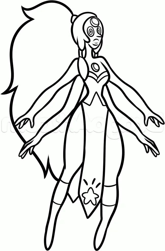 Çocuklar İçin Steven Universe Boyama Sayfaları 