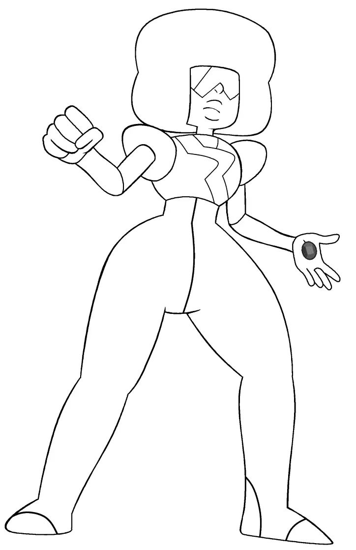 Çocuklar İçin Steven Universe Boyama Sayfaları 