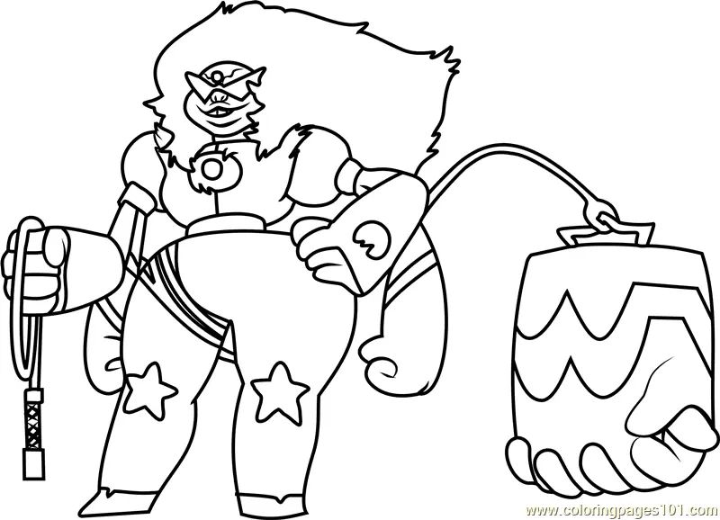 Çocuklar İçin Steven Universe Boyama Sayfaları 