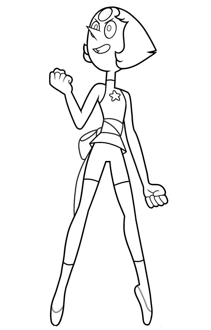 Çocuklar İçin Steven Universe Boyama Sayfaları 