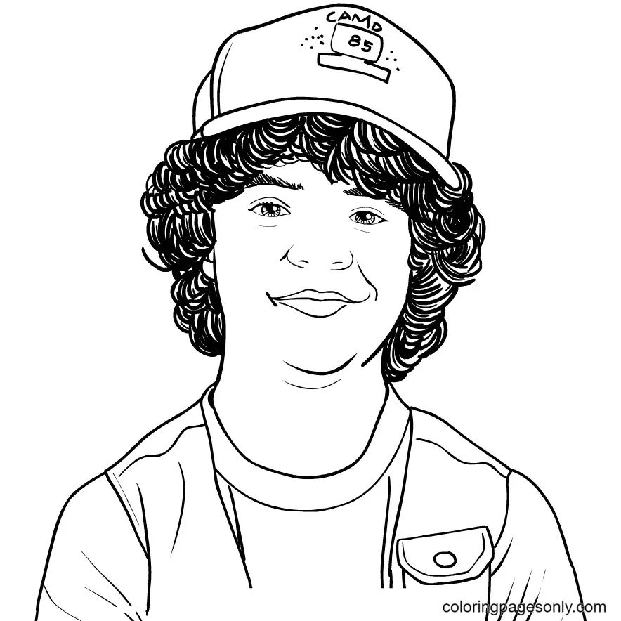 Çocuklar İçin Stranger Things Boyama Sayfaları 