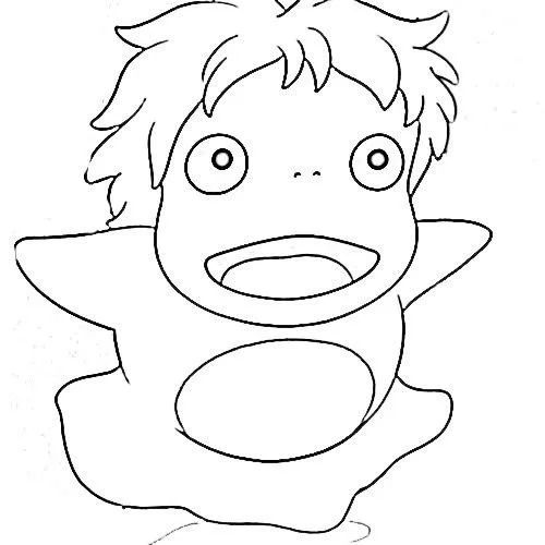 Çocuklar İçin Studio Ghibli Boyama Sayfaları 