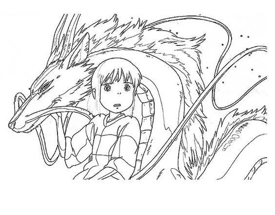 Çocuklar İçin Studio Ghibli Boyama Sayfaları 
