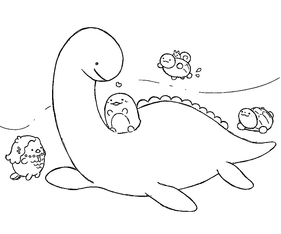 Çocuklar İçin Sumikko Gurashi Boyama Sayfaları 