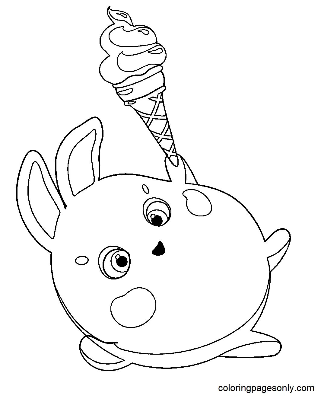 Çocuklar İçin Sunny Bunnies Boyama Sayfaları 