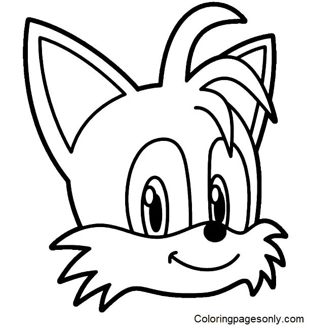 Çocuklar İçin Tails Boyama Sayfaları 