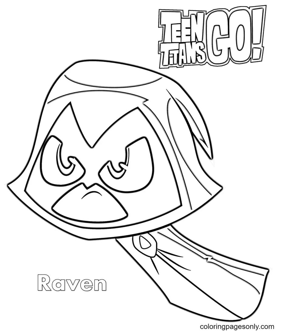 Çocuklar İçin Teen Titans Go Boyama Sayfaları 