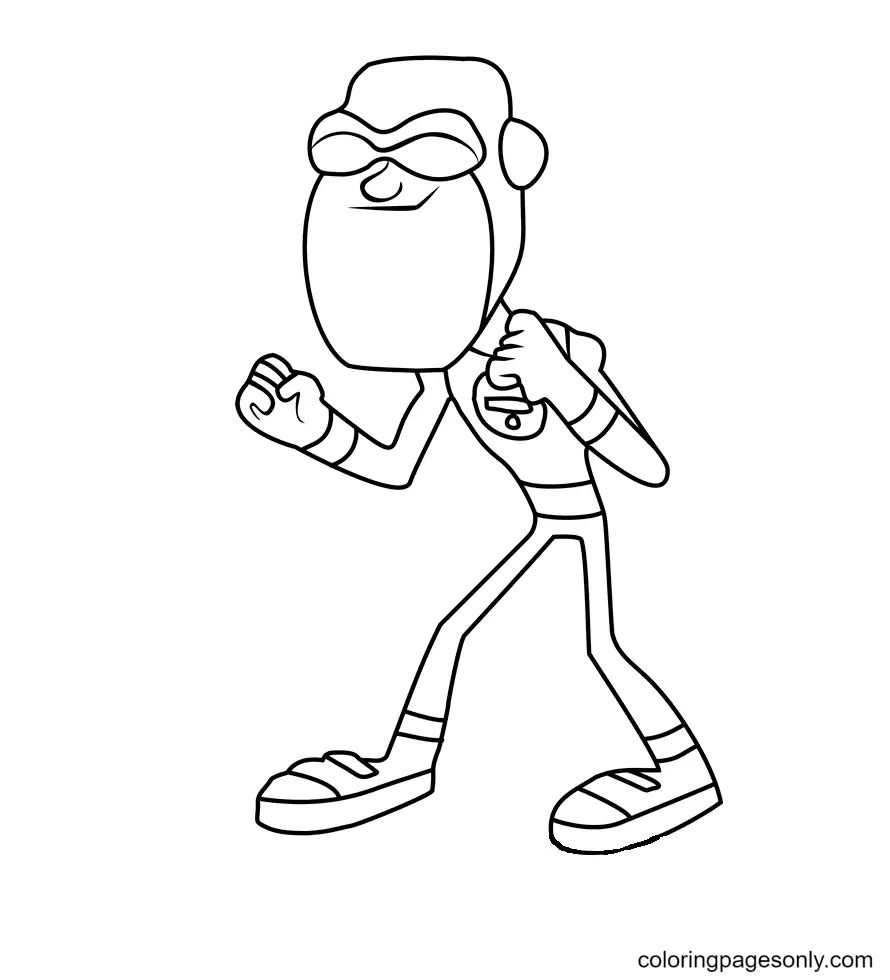 Çocuklar İçin Teen Titans Go Boyama Sayfaları 