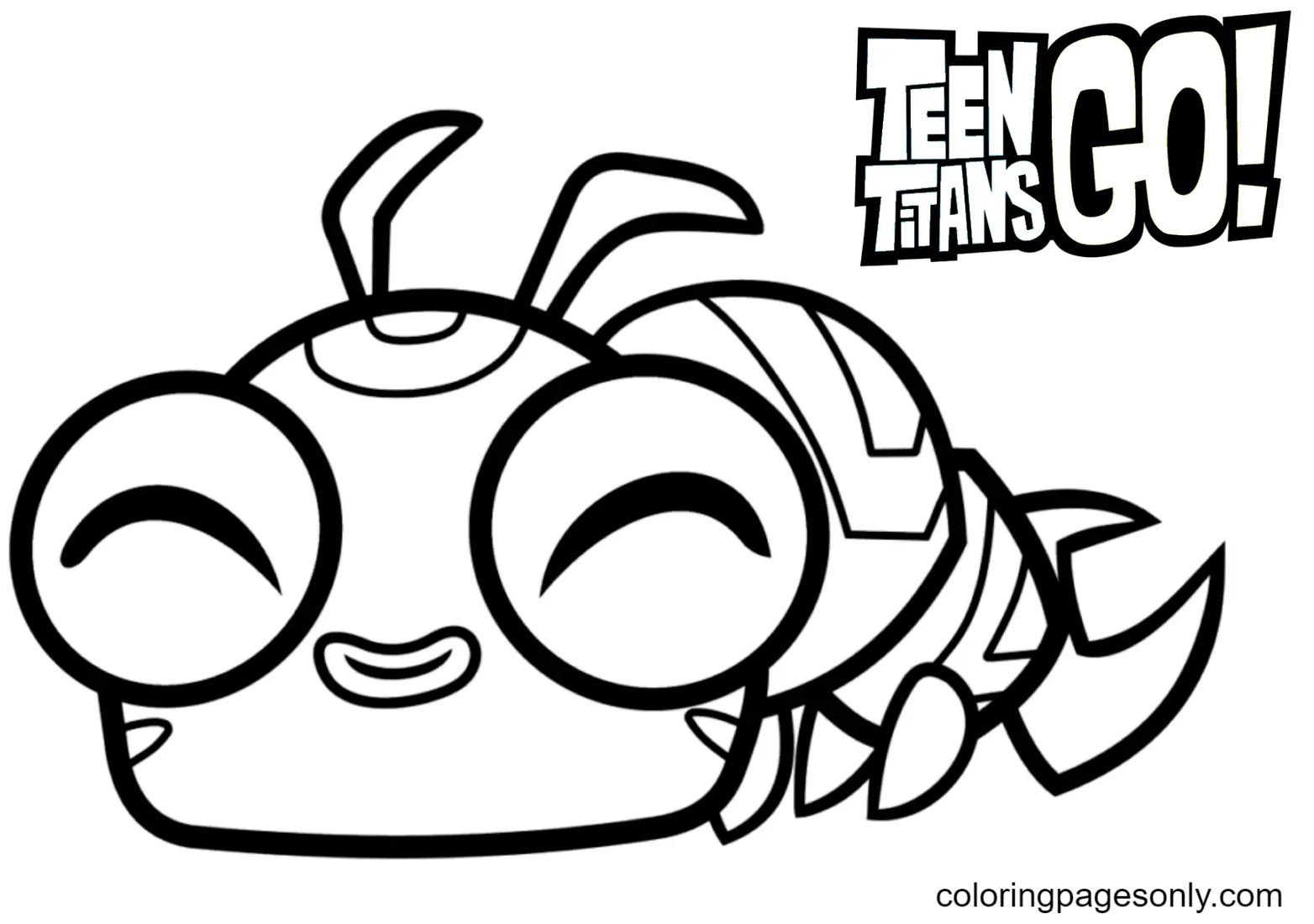 Çocuklar İçin Teen Titans Go Boyama Sayfaları 