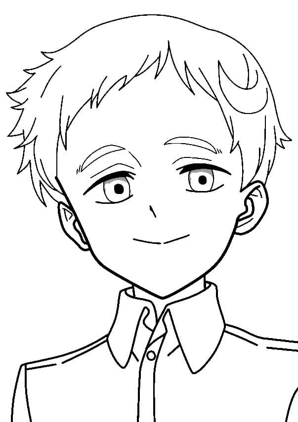 Çocuklar İçin The Promised Neverland Boyama Sayfaları 