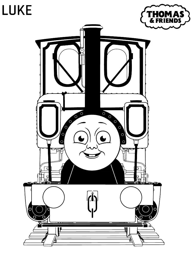 Çocuklar İçin Thomas ve Arkadaşları Boyama Sayfaları 