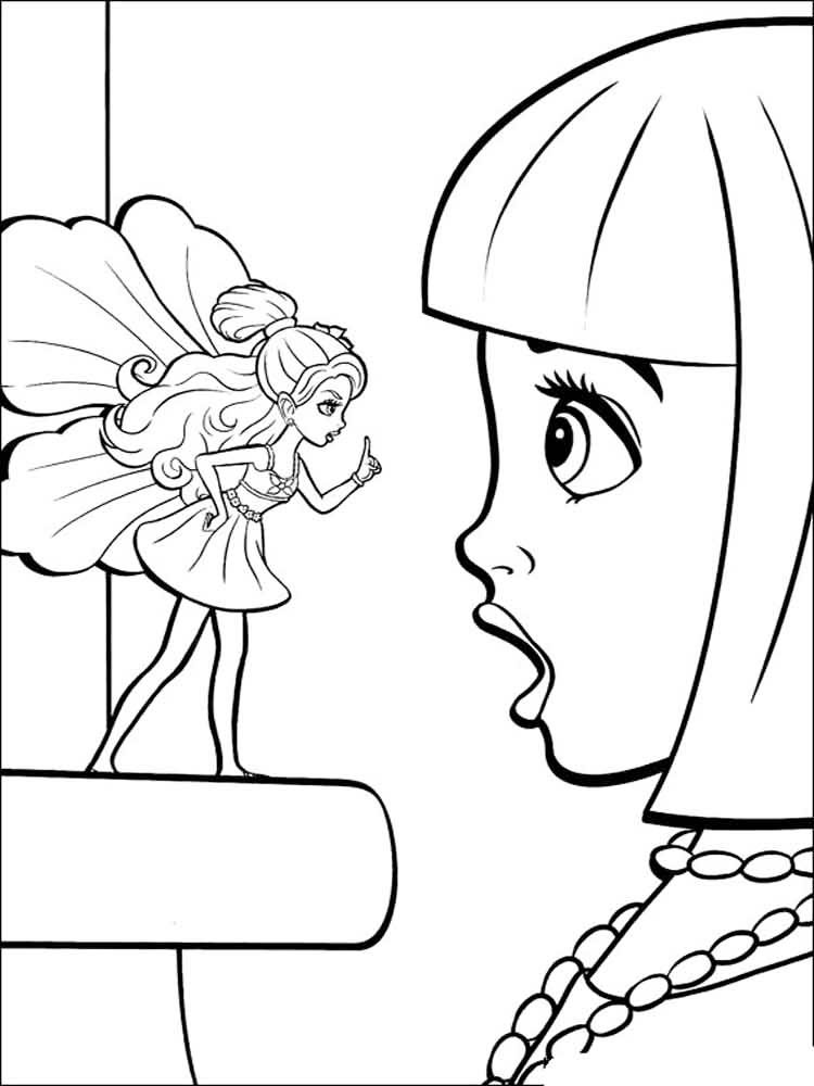 Çocuklar İçin Thumbelina Boyama Sayfaları 