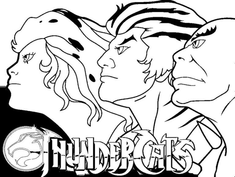 Çocuklar İçin Thundercats Boyama Sayfaları 