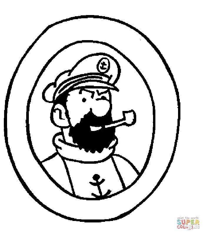 Çocuklar İçin Tin Tin Boyama Sayfaları 
