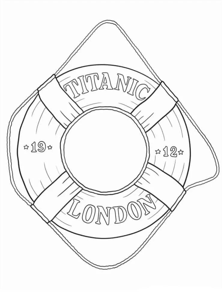 Çocuklar İçin Titanic Boyama Sayfaları 