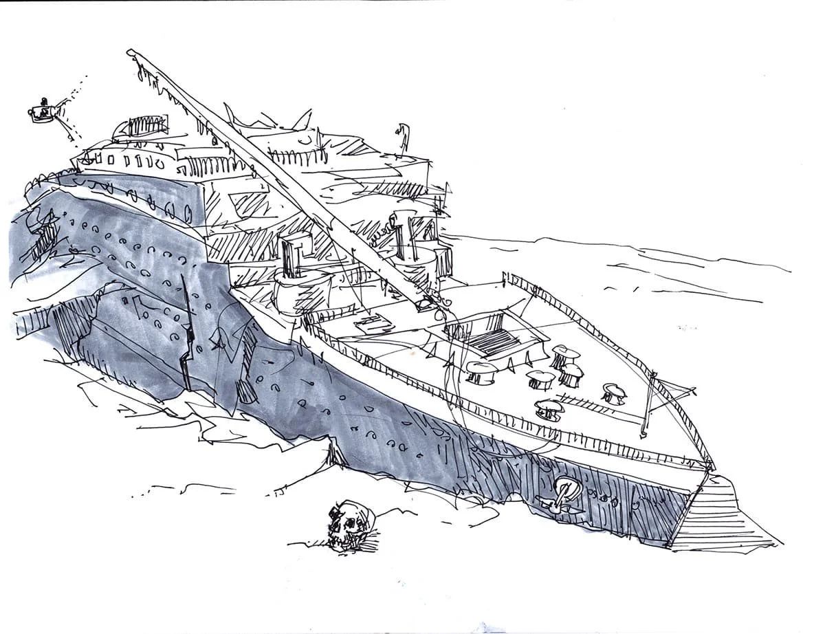 Çocuklar İçin Titanic Boyama Sayfaları 