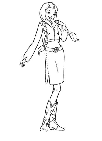 Çocuklar İçin Totally Spies Boyama Sayfaları 