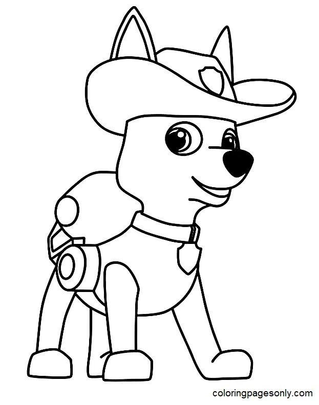 Çocuklar İçin Tracker Paw Boyama Sayfaları 