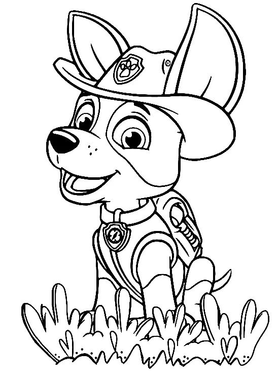 Çocuklar İçin Tracker Paw Boyama Sayfaları 