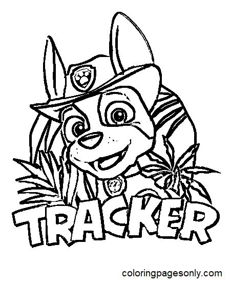 Çocuklar İçin Tracker Paw Boyama Sayfaları 