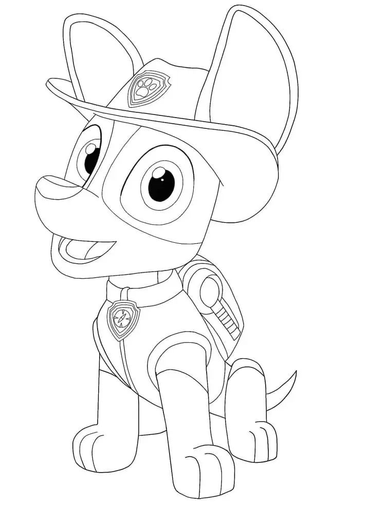 Çocuklar İçin Tracker Paw Boyama Sayfaları 