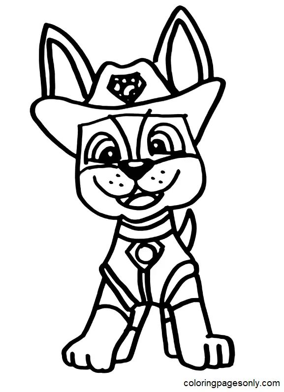 Çocuklar İçin Tracker Paw Boyama Sayfaları 