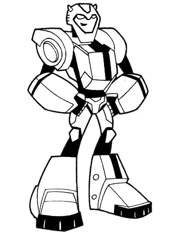 Çocuklar İçin Transformers Boyama Sayfaları 