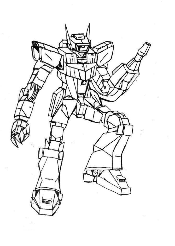 Çocuklar İçin Transformers Boyama Sayfaları 