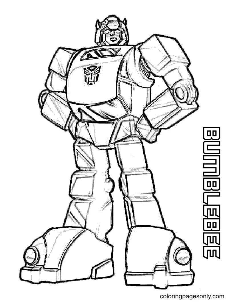 Çocuklar İçin Transformers Boyama Sayfaları 