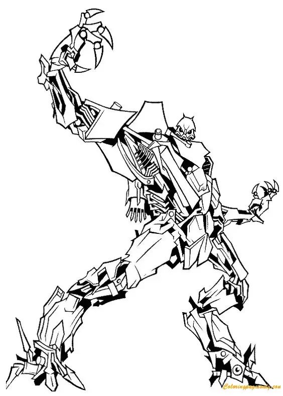 Çocuklar İçin Transformers Boyama Sayfaları 